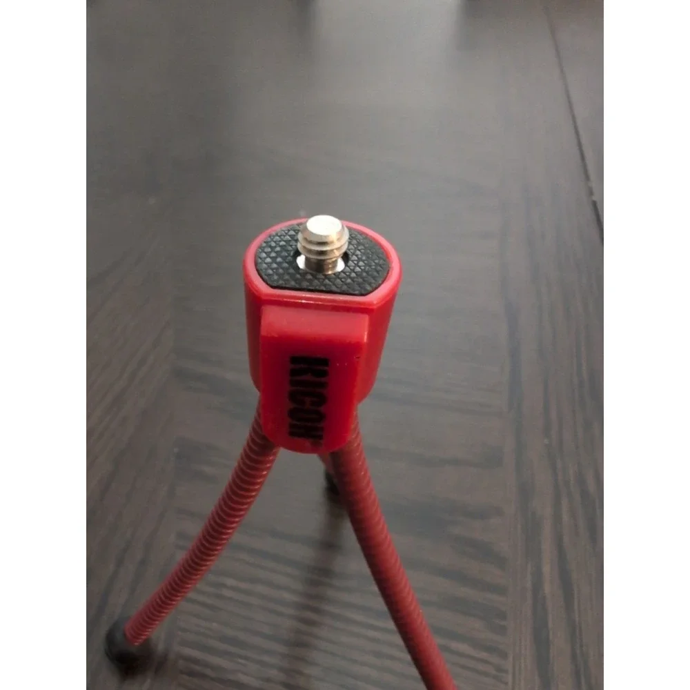 Vintage Ricoh Mini Tripod Red Camera Flexible Legs Sturdy